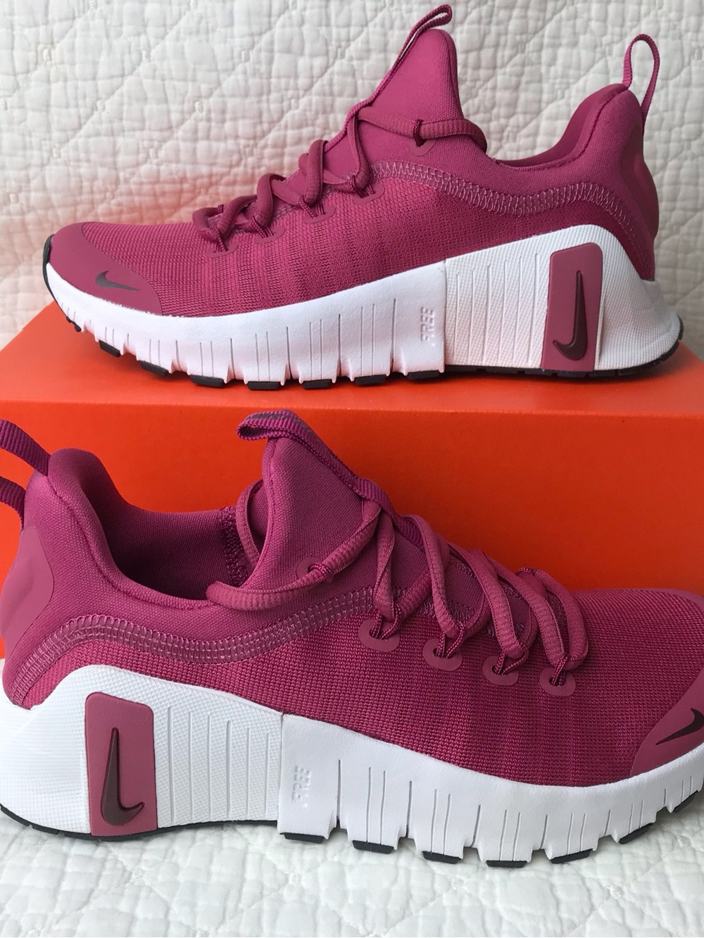Nike Free Metcon 6 Shoes Women’s SZ 5.5 Sweet Beet Burgundy Crush FJ7126-609